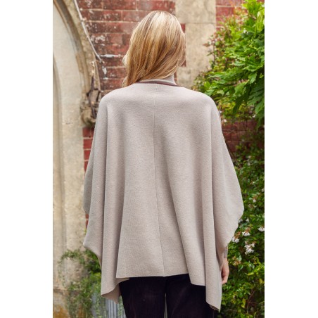 Limited Edition Knitted Cape | Oat Available for Immediate Shipping