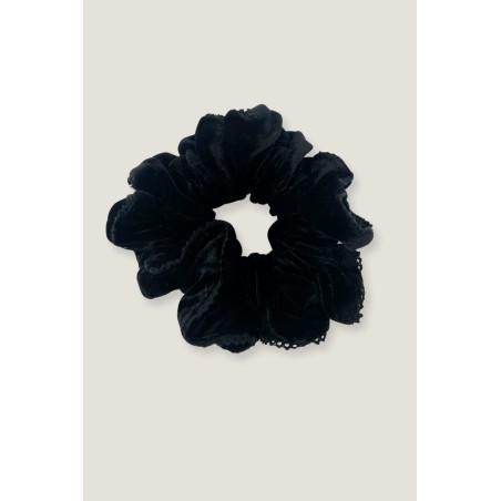 Limited Edition Velvet Scrunchie | Black Hot New Item