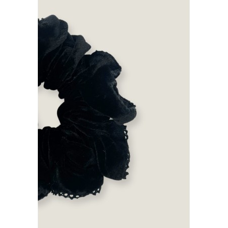 Limited Edition Velvet Scrunchie | Black Hot New Item