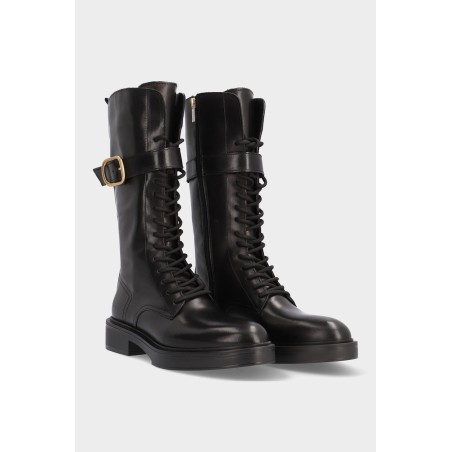 Limited Edition Lace Up Boots | Black Hot New Item