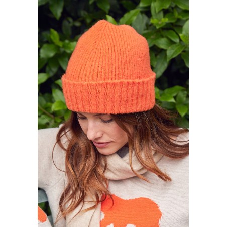 Limited Edition Lambswool Beanie | Orange New Release