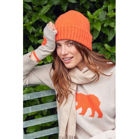 Limited Edition Lambswool Beanie | Orange New Release