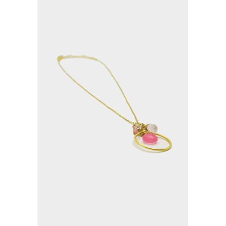 Limited Edition Willow Necklace | Pink Gemstones New Stock