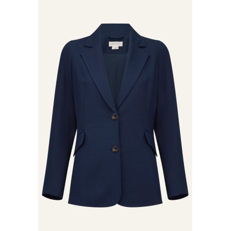 Limited Edition Linen Blend Blazer | Navy Latest Edition