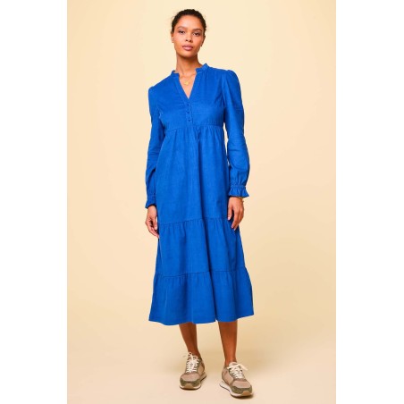 Limited Edition Liv Corduroy Dress | Cobalt New Release