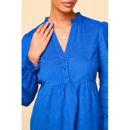 Limited Edition Liv Corduroy Dress | Cobalt New Release