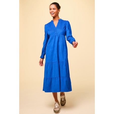 Limited Edition Liv Corduroy Dress | Cobalt New Release