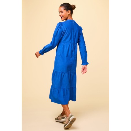 Limited Edition Liv Corduroy Dress | Cobalt New Release