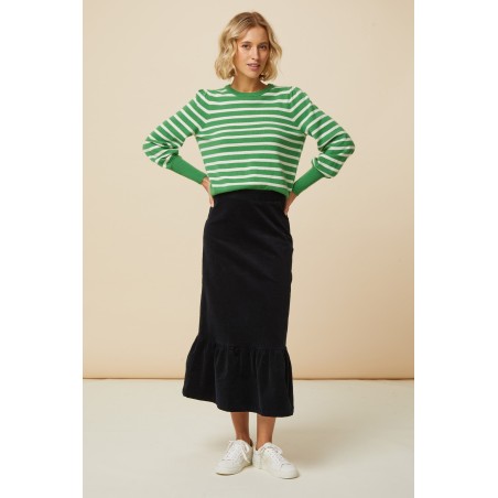 Limited Edition Lori Stretch Corduroy Skirt | Black New Release