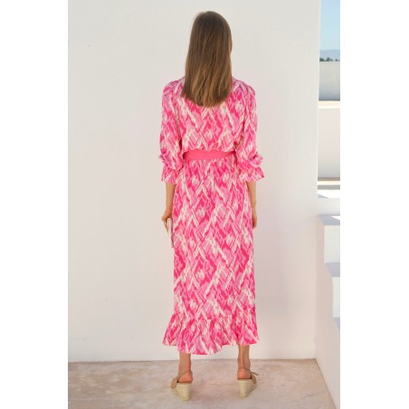 Limited Edition Maeve EcoVero™ Dress | Pink/White Fresh Release