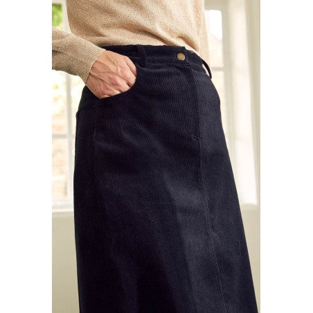 Limited Edition Mallory Stretch Corduroy Skirt | Black New Release