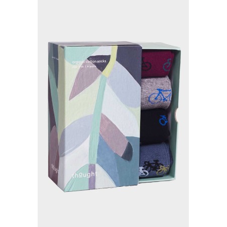 Limited Edition Men's Griffin GOTS Organic Cotton Bike Sock Box | Multi In Stock