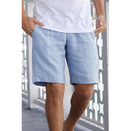 Limited Edition Men’s Premium Linen Shorts | Dove Grey Limited Stock