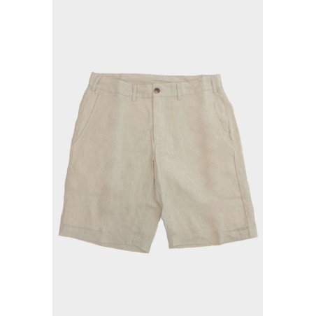 Limited Edition Men’s Premium Linen Shorts | Natural Immediate Availability