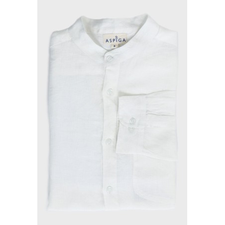 Limited Edition Men's Nehru Collar Linen Shirt | White New Collection