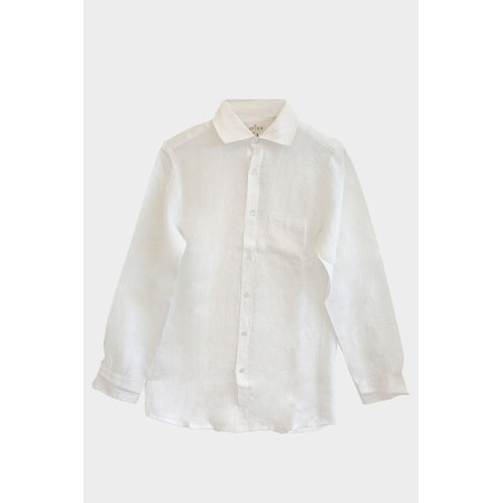 Limited Edition Men's Linen Shirt | White New Release