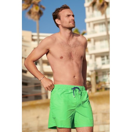 Limited Edition Men's Recycled Plain Swim Shorts | Plain Green New Collection