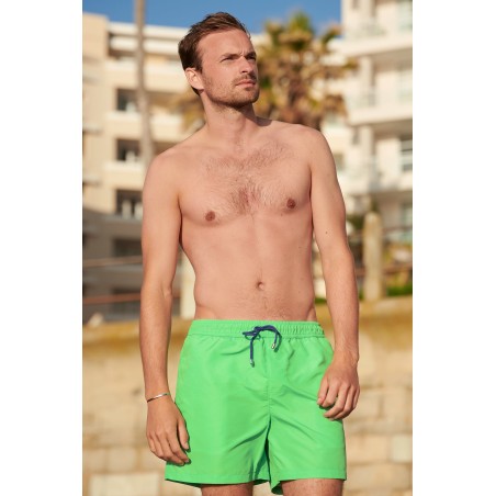 Limited Edition Men's Recycled Plain Swim Shorts | Plain Green New Collection