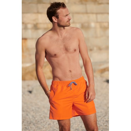 Limited Edition Men's Recycled Plain Swim Shorts | Plain Orange Just In