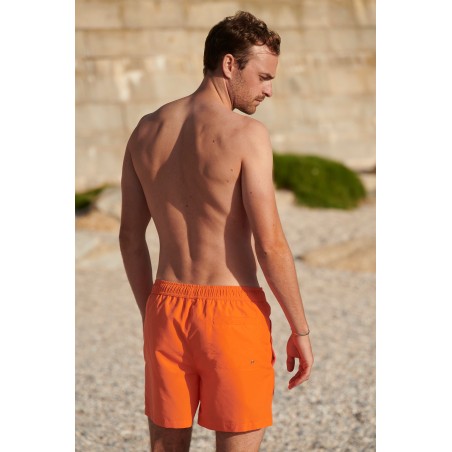 Limited Edition Men's Recycled Plain Swim Shorts | Plain Orange Just In