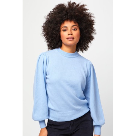 Limited Edition Merino Cashmere Blend Crew Neck Jumper | Pale Blue Fresh Release