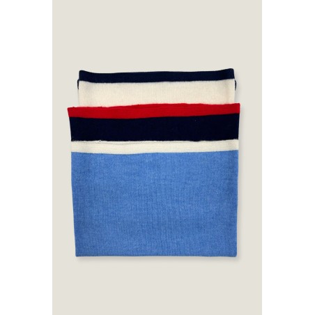 Limited Edition Merino Wool Snood | Cream/Navy New Collection