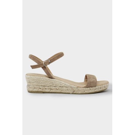 Limited Edition Moli Low Wedge Espadrilles | Almond Available for Immediate Shipping