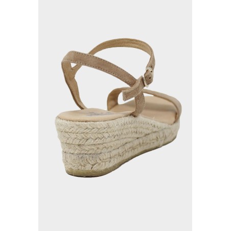 Limited Edition Moli Low Wedge Espadrilles | Almond Available for Immediate Shipping