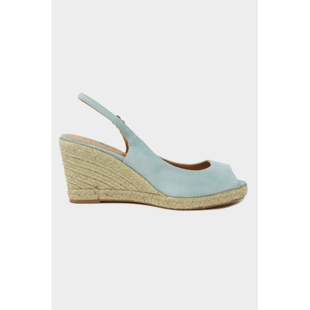 Limited Edition Mykonos Peep Toe Espadrilles | Blue Hot New Item