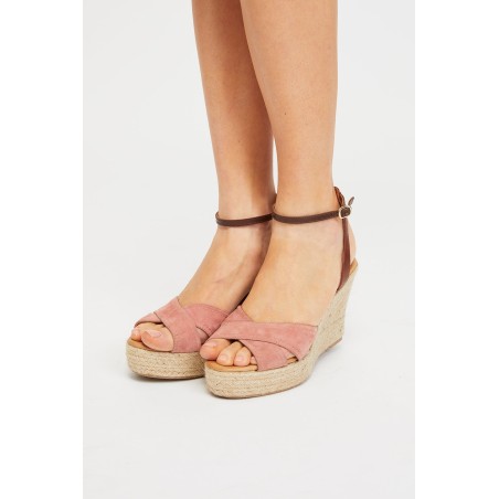 Limited Edition Nadia Platform Wedge | Dusty Pink New Stock