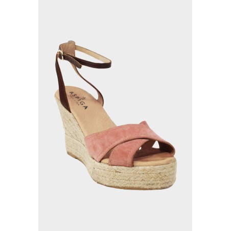 Limited Edition Nadia Platform Wedge | Dusty Pink New Stock