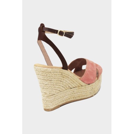 Limited Edition Nadia Platform Wedge | Dusty Pink New Stock