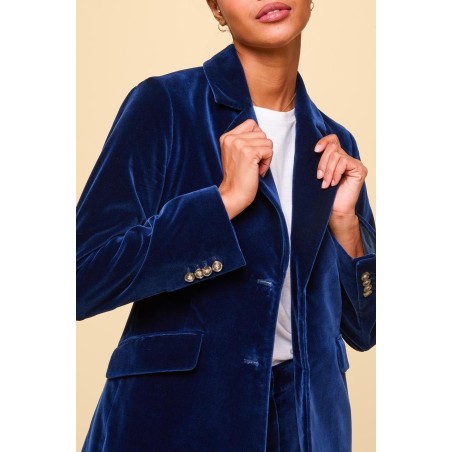 Limited Edition Nala Velvet Blazer | Midnight New Release