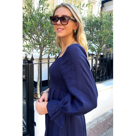 Limited Edition Nancy Midi Dress | Navy Latest Edition