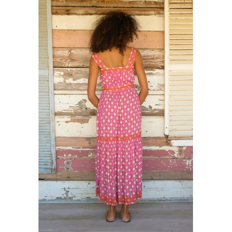 Limited Edition Natalie Dress | Pink/Orange Immediate Availability