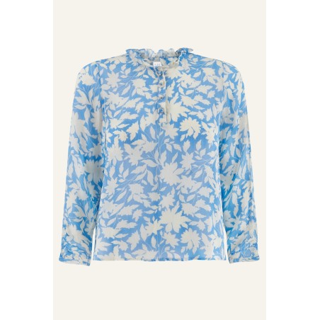 Limited Edition Noelle Blouse | Cornflower/Cream Just Launched