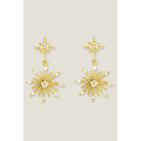 Limited Edition Northern Star Stud Earrings | Gold Ready for Shipment