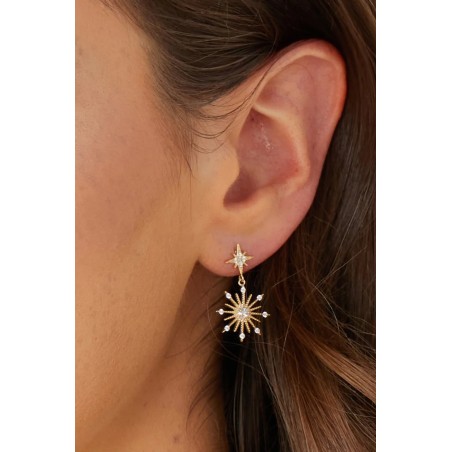 Limited Edition Northern Star Stud Earrings | Gold Ready for Shipment