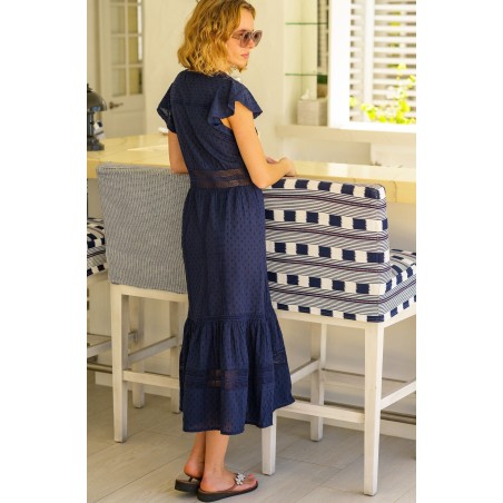 Limited Edition Nyla Beach Kaftan | Navy On Hand Now