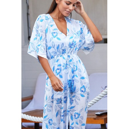 Limited Edition Amelia Kaftan | Waterlily Blue Just Launched