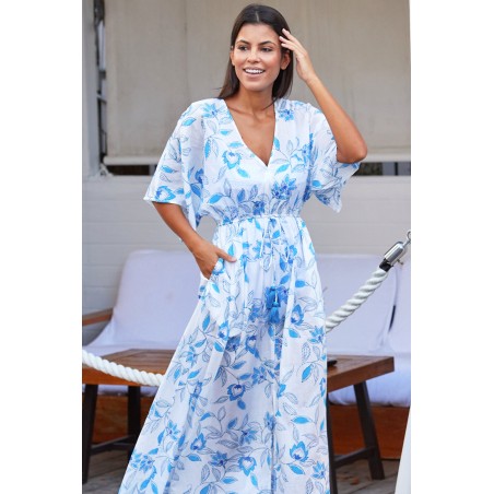 Limited Edition Amelia Kaftan | Waterlily Blue Just Launched