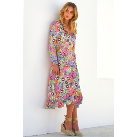 Limited Edition Amira Dress | Enchanted Floral Pink/Multi