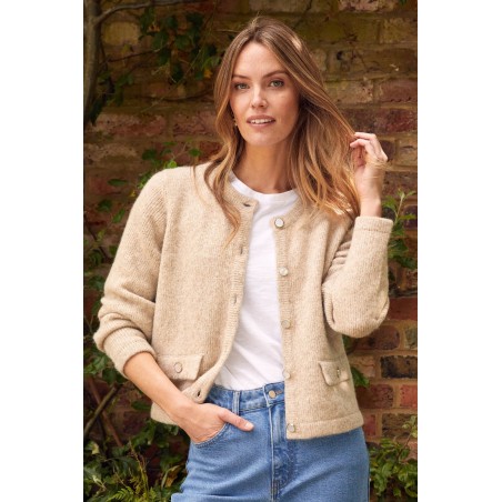 Limited Edition Pearl Cardigan | Oat Immediate Availability