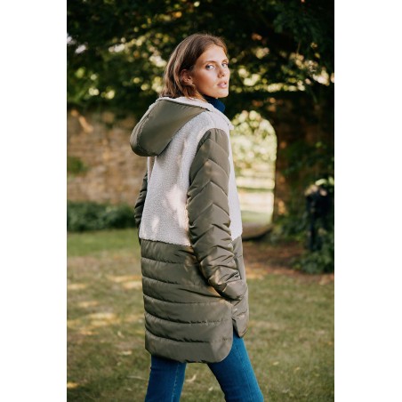 Limited Edition Petra Eco Coat | Khaki/Cream Just Launched