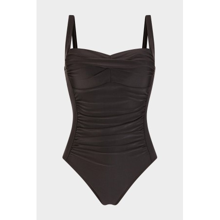 Limited Edition Recycled Ruched Swimsuit | Black