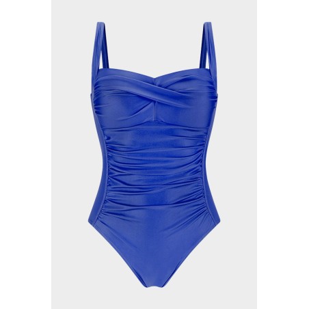 Limited Edition Recycled Ruched Swimsuit | Cobalt Blue Hot New Item