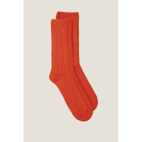 Limited Edition Ribbed Socks | Orange Limited Stock