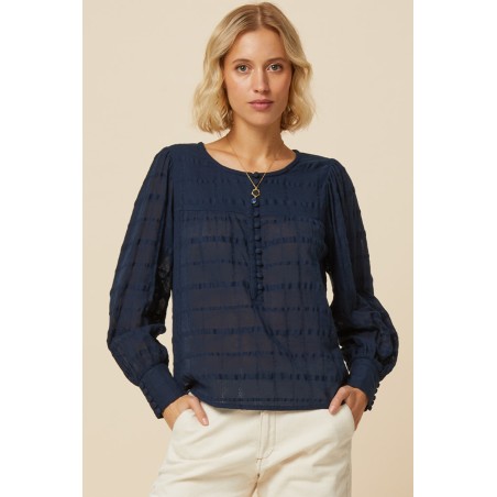 Limited Edition Roch Blouse | Navy Fresh Release