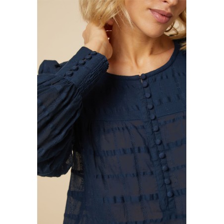 Limited Edition Roch Blouse | Navy Fresh Release