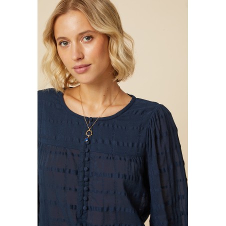 Limited Edition Roch Blouse | Navy Fresh Release